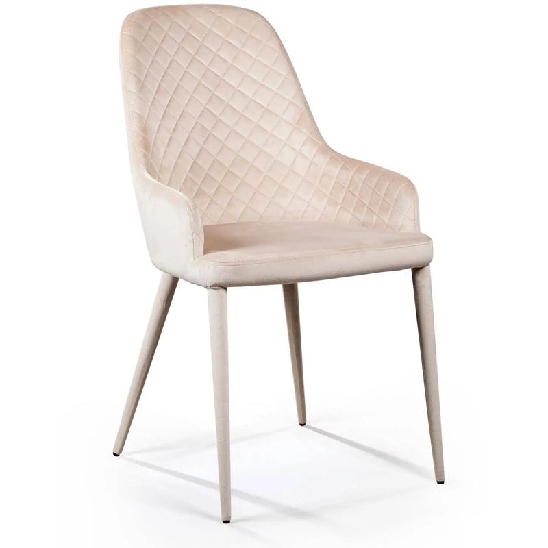 Стул Douglas Rhombus Chair Бежевый Велюр Бежевый Стул Douglas Rhombus Chair Бежевый Велюр Бежевый в Твери | Loft Concept