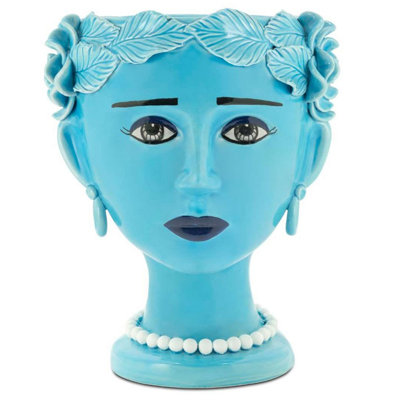 Ваза Vase Selva Blissful Turquoise Бирюзовый Ваза Vase Selva Blissful Turquoise Бирюзовый в Твери | Loft Concept
