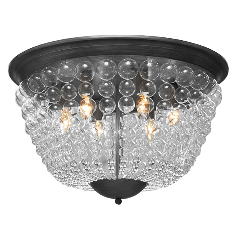Потолочный светильник Bubble Blower Ceiling Серый бетон Прозрачное Стекло Потолочный светильник Bubble Blower Ceiling Серый бетон Прозрачное Стекло в Твери | Loft Concept