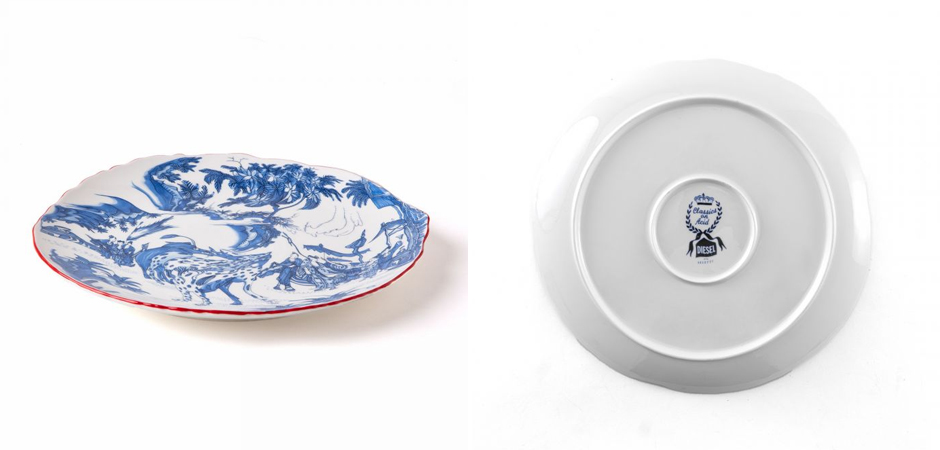 Тарелка Seletti Blue Chinoiserie Тарелка Seletti Blue Chinoiserie - Loft-Concept в Твери