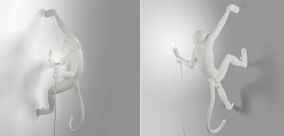 Бра Seletti The Monkey Lamp Hanging Version Right Бра Seletti The Monkey Lamp Hanging Version Right - Loft-Concept в Твери