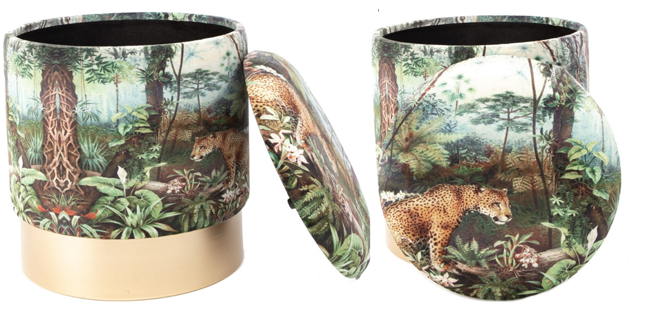 Пуф PUF Jungle Print lynx small Пуф PUF Jungle Print lynx small - Loft-Concept в Твери