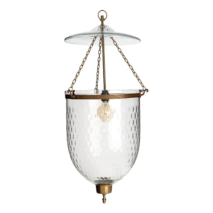 Люстра Lantern Bexley S Латунь Античная полированная Прозрачное Стекло Люстра Lantern Bexley S Латунь Античная полированная Прозрачное Стекло в Твери | Loft Concept