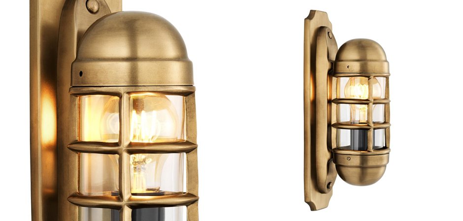 Бра Eichholtz Wall Lamp Le Caprice Brass - Loft-Concept в Твери