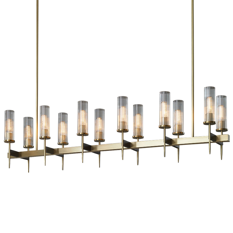 Люстра Jonathan Browning ALOUETTE CHANDELIER Латунь Прозрачное Стекло Люстра Jonathan Browning ALOUETTE CHANDELIER Латунь Прозрачное Стекло в Твери | Loft Concept