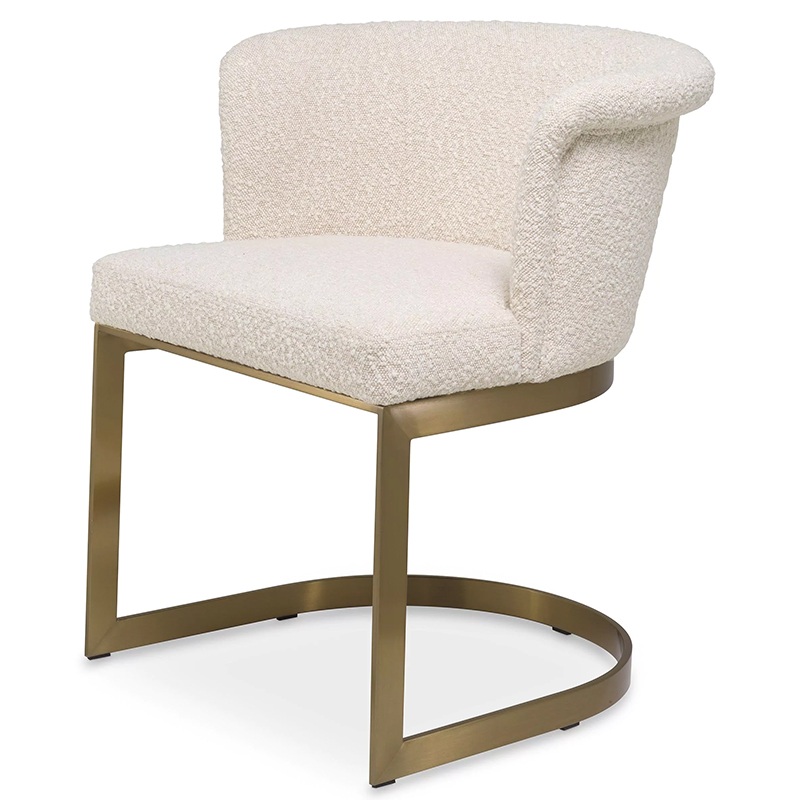Стул Eichholtz Dining Chair Bofinger Латунь Молочный Стул Eichholtz Dining Chair Bofinger Латунь Молочный в Твери | Loft Concept
