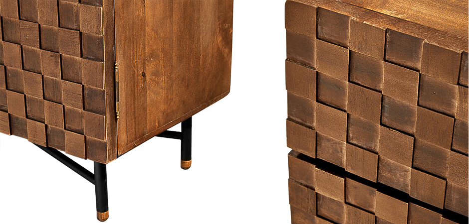 Комод в стиле Лофт Cells Wood Commode Комод в стиле Лофт Cells Wood Commode - Loft-Concept в Твери
