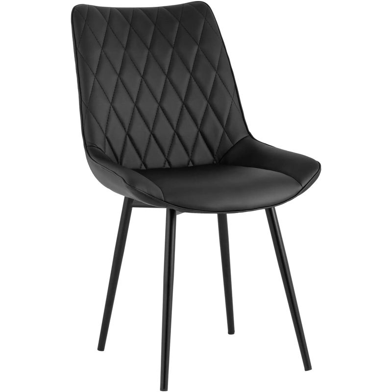 Стул Seoul S Chair Черная Экокожа Черный Стул Seoul S Chair Черная Экокожа Черный в Твери | Loft Concept