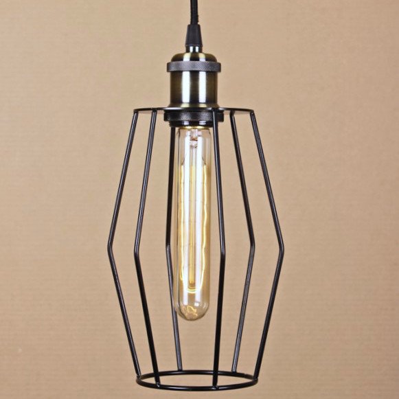 Подвесной светильник Wire Cage Pendant Spauk Black Черный Подвесной светильник Wire Cage Pendant Spauk Black Черный в Твери | Loft Concept