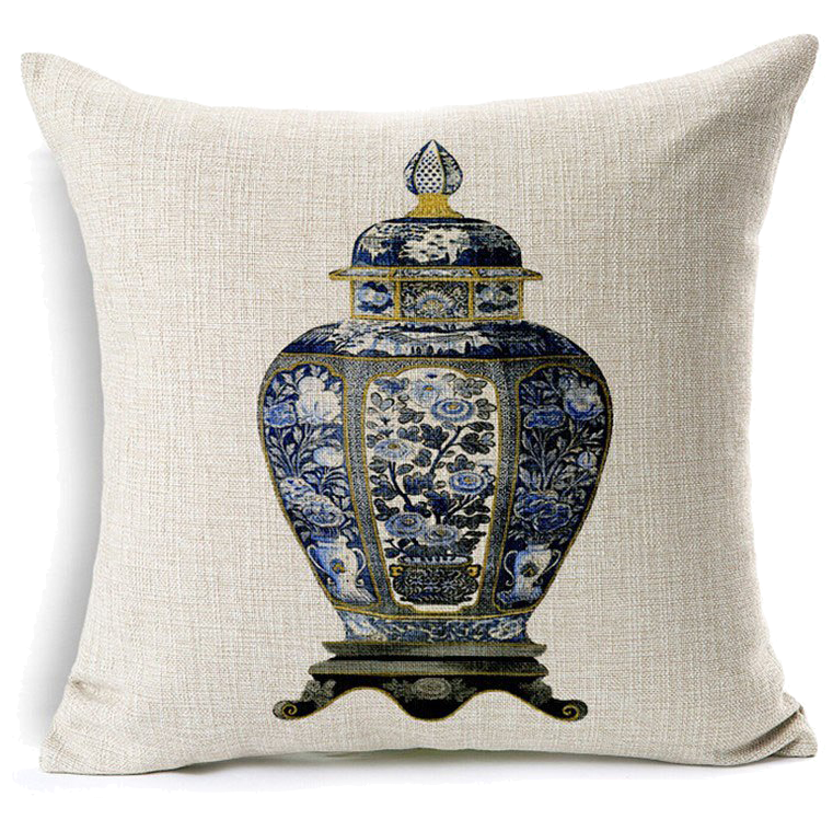 Декоративная подушка Blue Vase Декоративная подушка Blue Vase в Твери | Loft Concept