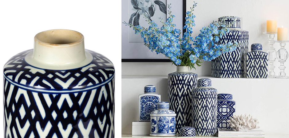 Ваза с крышкой Geometric Pattern Ваза с крышкой Geometric Pattern - Loft-Concept в Твери