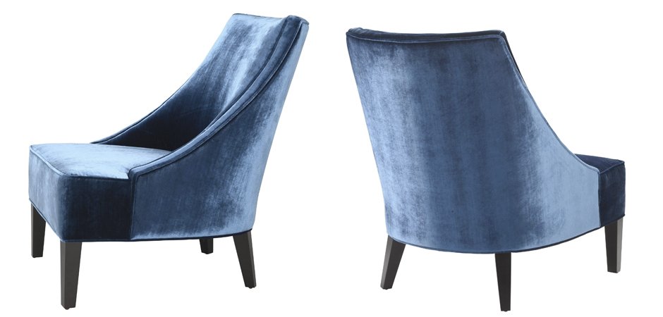 Кресло Eichholtz Chair Dulwich Blue Кресло Eichholtz Chair Dulwich Blue - Loft-Concept в Твери