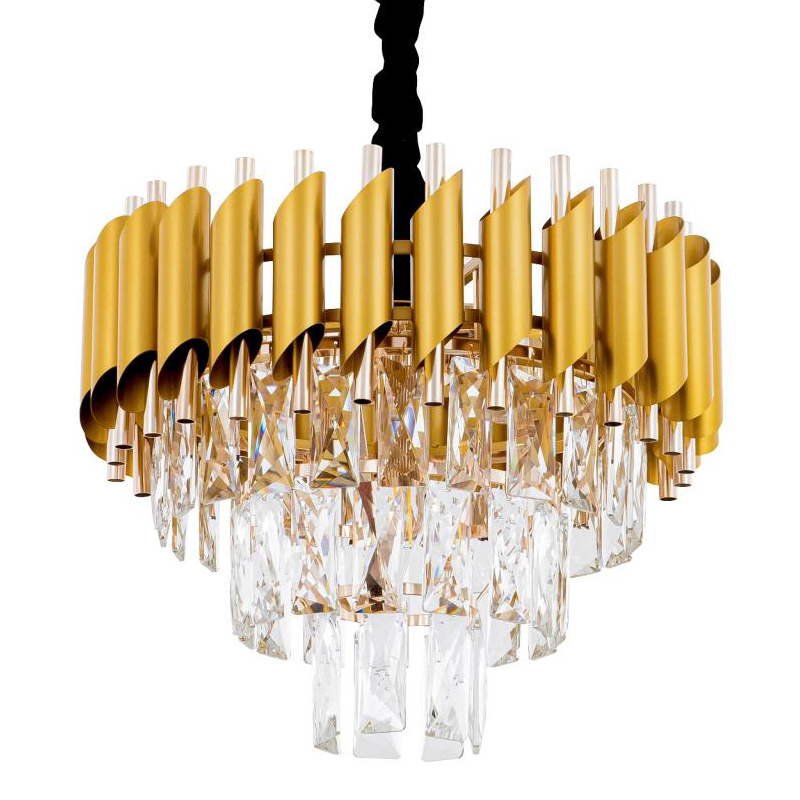 Многоярусная люстра Empire Crystal Gold&Silver Серебряный Золотой Многоярусная люстра Empire Crystal Gold&Silver Серебряный Золотой в Твери | Loft Concept