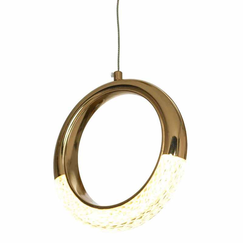 Подвесной светильник Jeziel Ring Hanging lamp Глянцевое золото Подвесной светильник Jeziel Ring Hanging lamp Глянцевое золото в Твери | Loft Concept