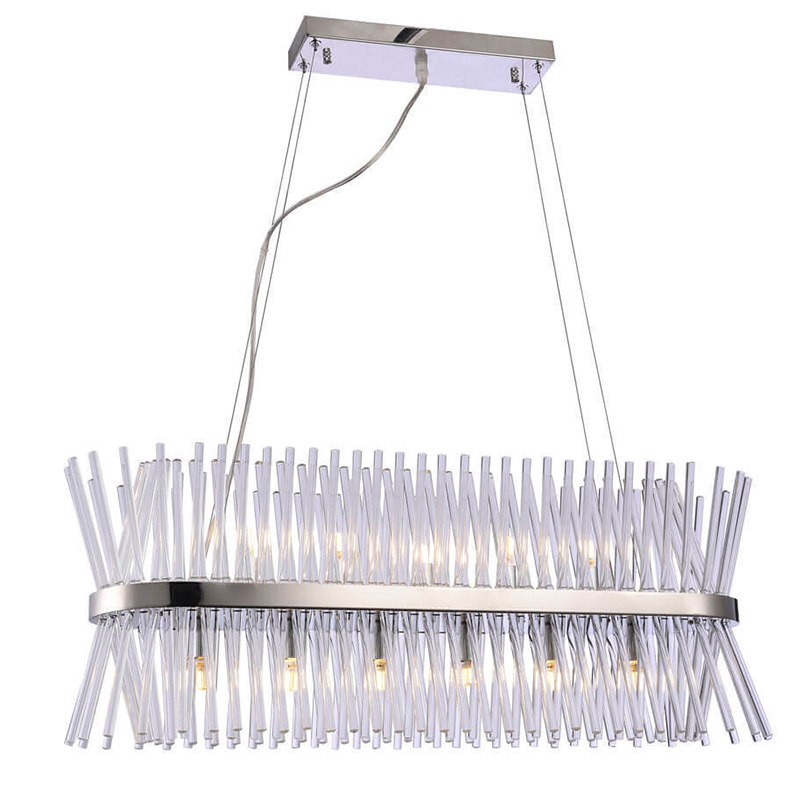 Люстра Nembus Rini Chandelier Chrome Хром Прозрачное Стекло Люстра Nembus Rini Chandelier Chrome Хром Прозрачное Стекло в Твери | Loft Concept