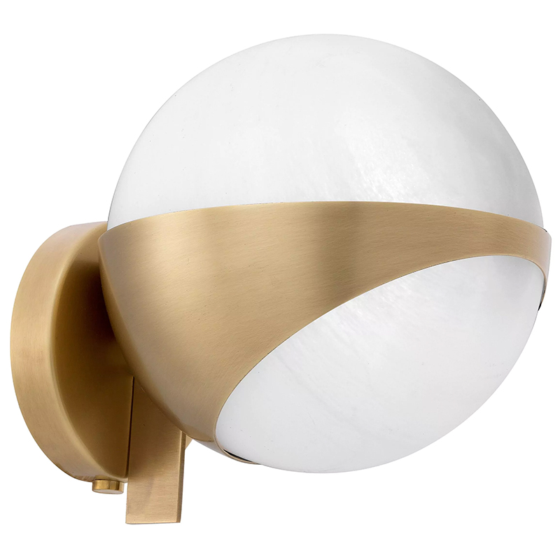 Бра Eichholtz Wall Lamp Wilson Латунь Белый Бра Eichholtz Wall Lamp Wilson Латунь Белый в Твери | Loft Concept