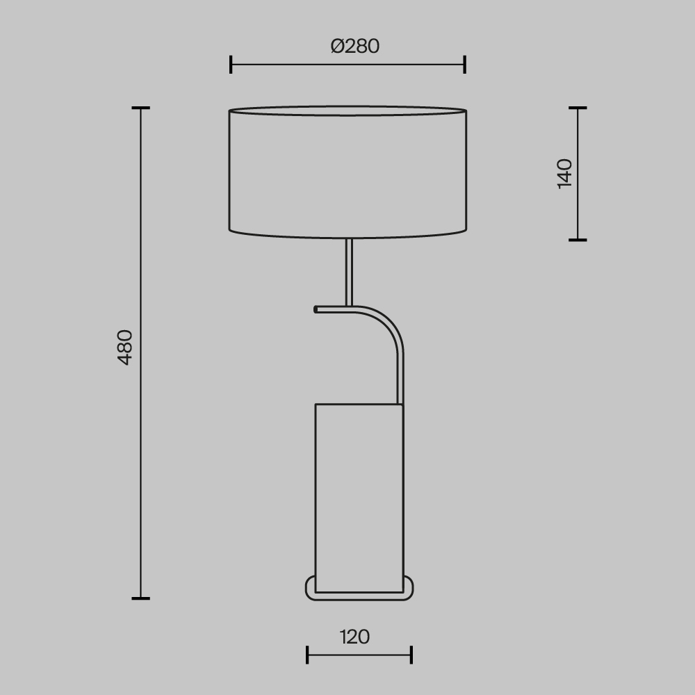 Настольный светильник Glamping Е14x2 в Твери