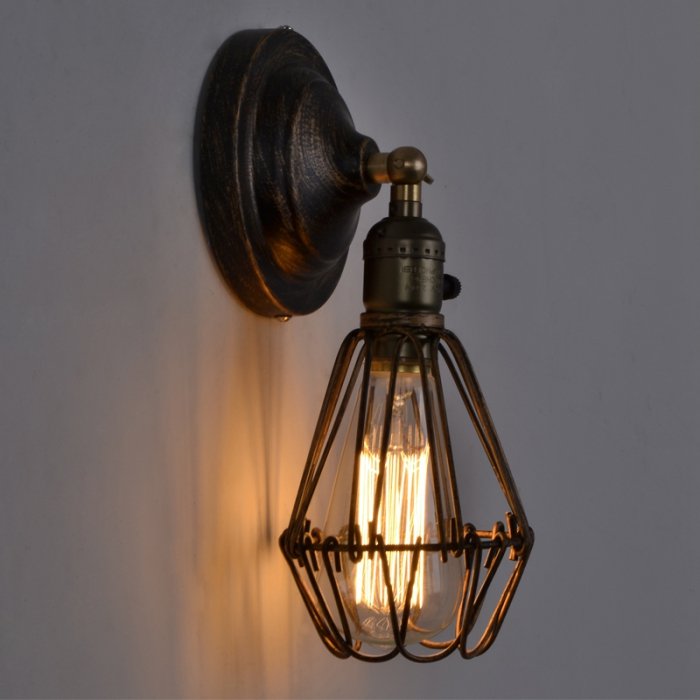 Бра Loft Cage Pendant Бронза Черный Бра Loft Cage Pendant Бронза Черный в Твери | Loft Concept