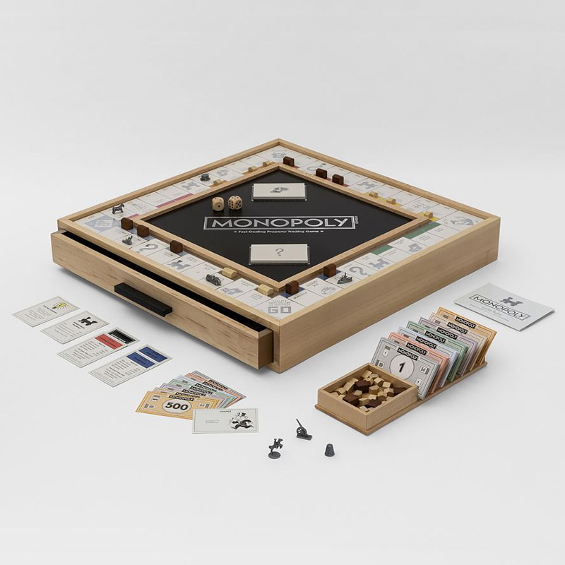 Настольная Игра "Монополия" Luxury Edition Бежевый Темно-синий Настольная Игра "Монополия" Luxury Edition Бежевый Темно-синий в Твери | Loft Concept