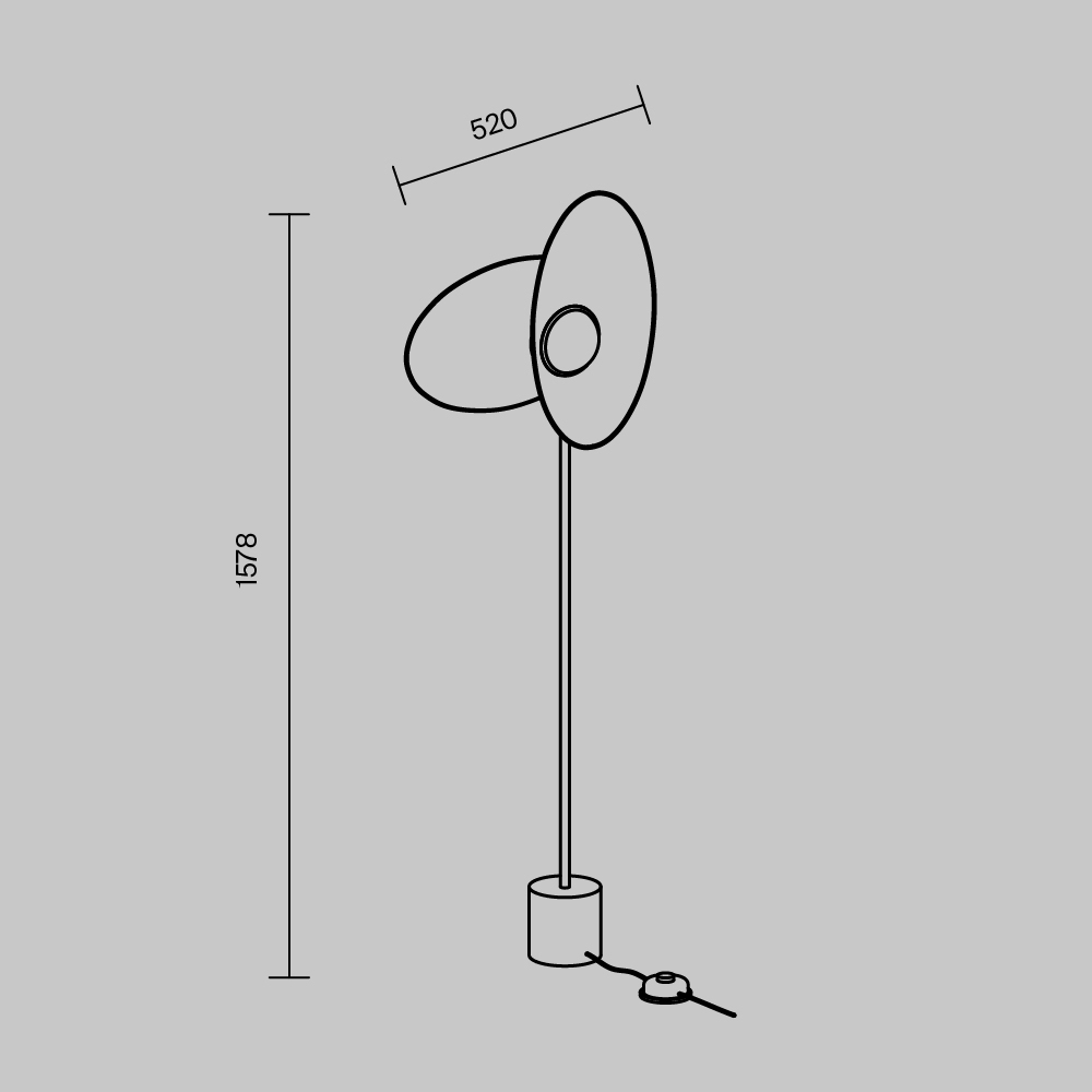 Напольный светильник Evolution 3000К 12Вт в Твери