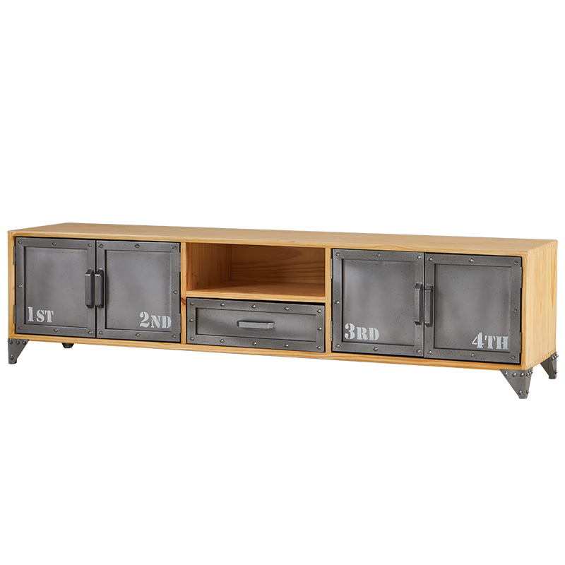 ТВ-тумба Loft Metal and Wood Quadruple ТВ-тумба Loft Metal and Wood Quadruple в Твери | Loft Concept
