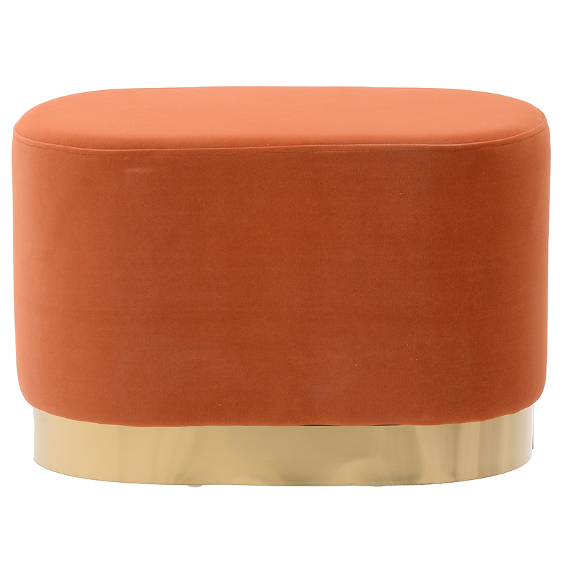 Пуф Juicy Orange Pouf Оранжевый Глянцевое золото в Твери | Loft Concept 