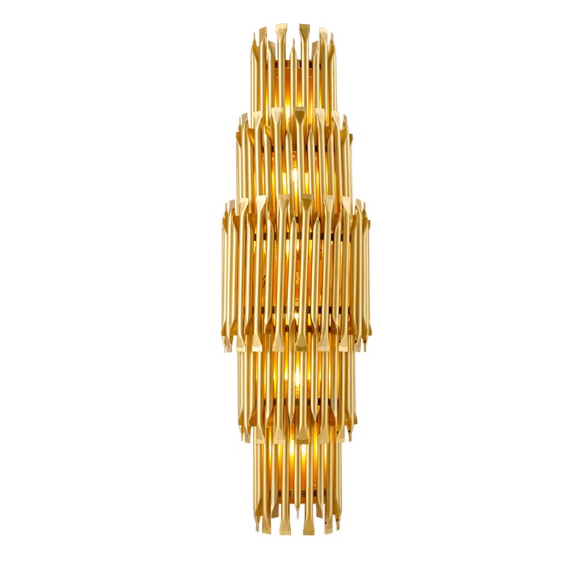 Бра MATHENY V WALL LAMP by DELIGHTFULL Gold Глянцевое золото матовое золото Бра MATHENY V WALL LAMP by DELIGHTFULL Gold Глянцевое золото матовое золото в Твери | Loft Concept