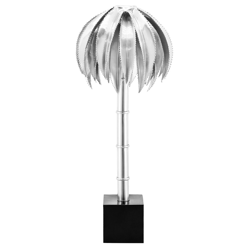 Настольная лампа TABLE LAMP PALMERY Silver Серебряный Настольная лампа TABLE LAMP PALMERY Silver Серебряный в Твери | Loft Concept