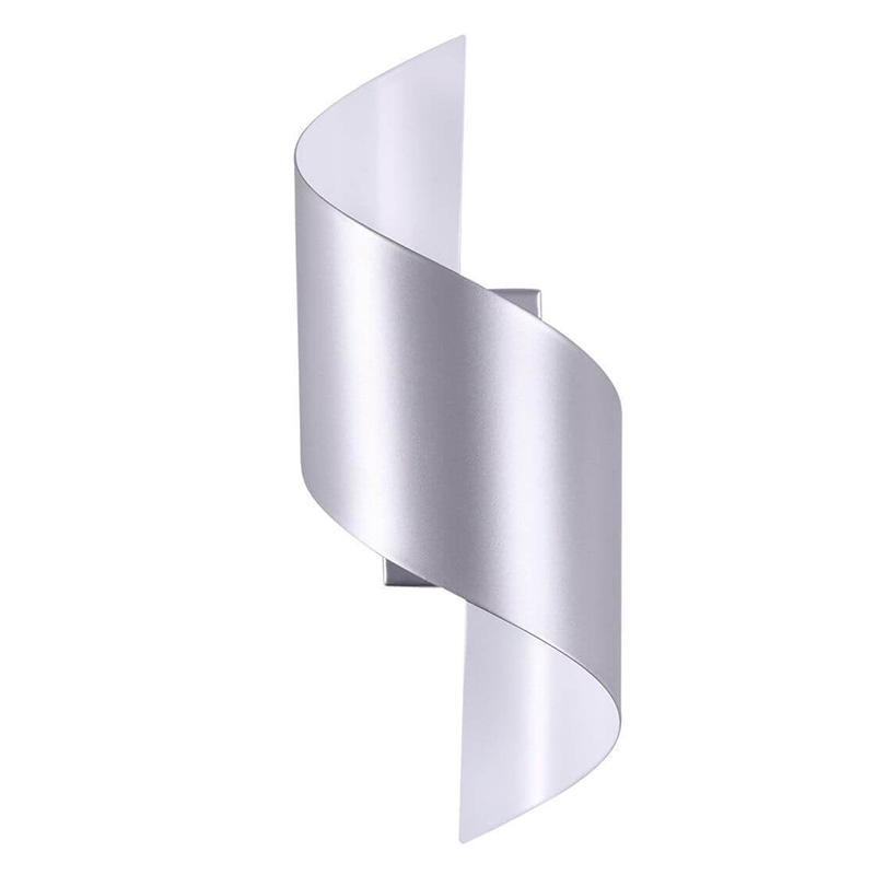 Бра Silver Locken Wall Lamp Серебряный Бра Silver Locken Wall Lamp Серебряный в Твери | Loft Concept