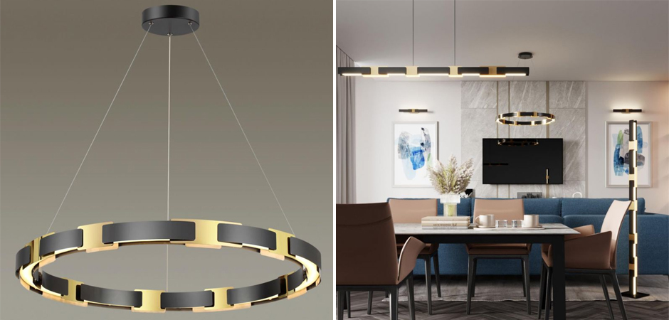 Люстра Shades of Gold диаметр 80 см Люстра Shades of Gold диаметр 80 см - Loft-Concept в Твери