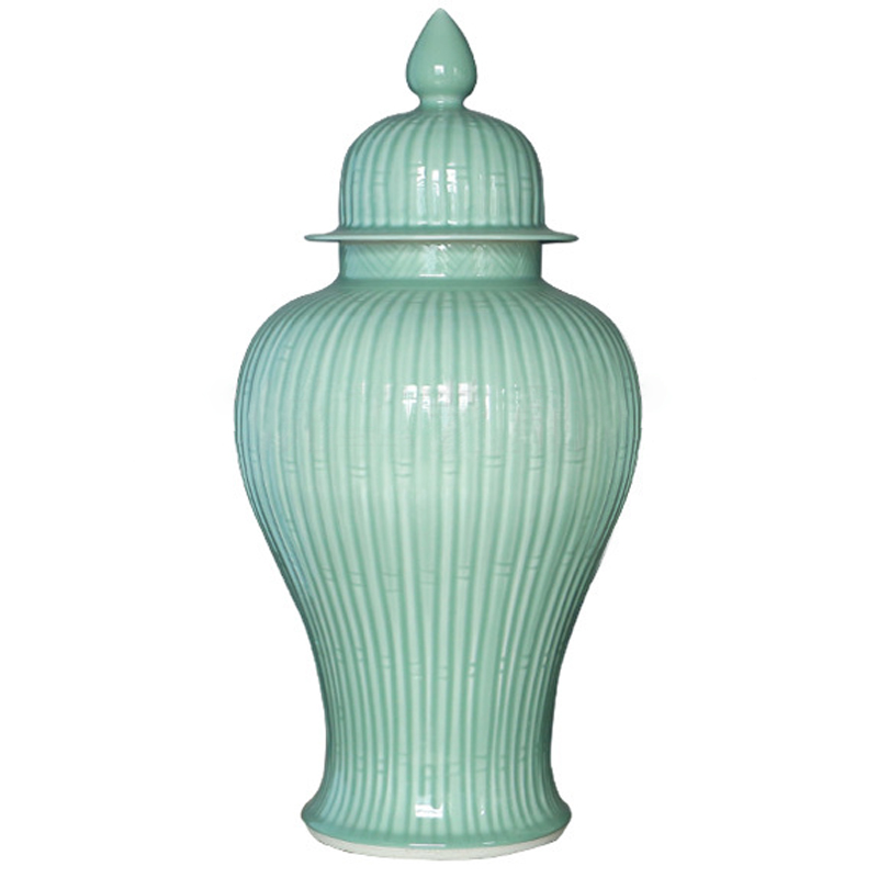 Ваза с крышкой Fresh Mint Vase Бирюзовый Ваза с крышкой Fresh Mint Vase Бирюзовый в Твери | Loft Concept
