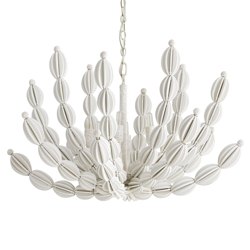 Люстра Arteriors INDI CHANDELIER Белый Люстра Arteriors INDI CHANDELIER Белый в Твери | Loft Concept