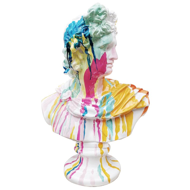 Статуэтка Bust Bright Spots Мульти Белый Статуэтка Bust Bright Spots Мульти Белый в Твери | Loft Concept