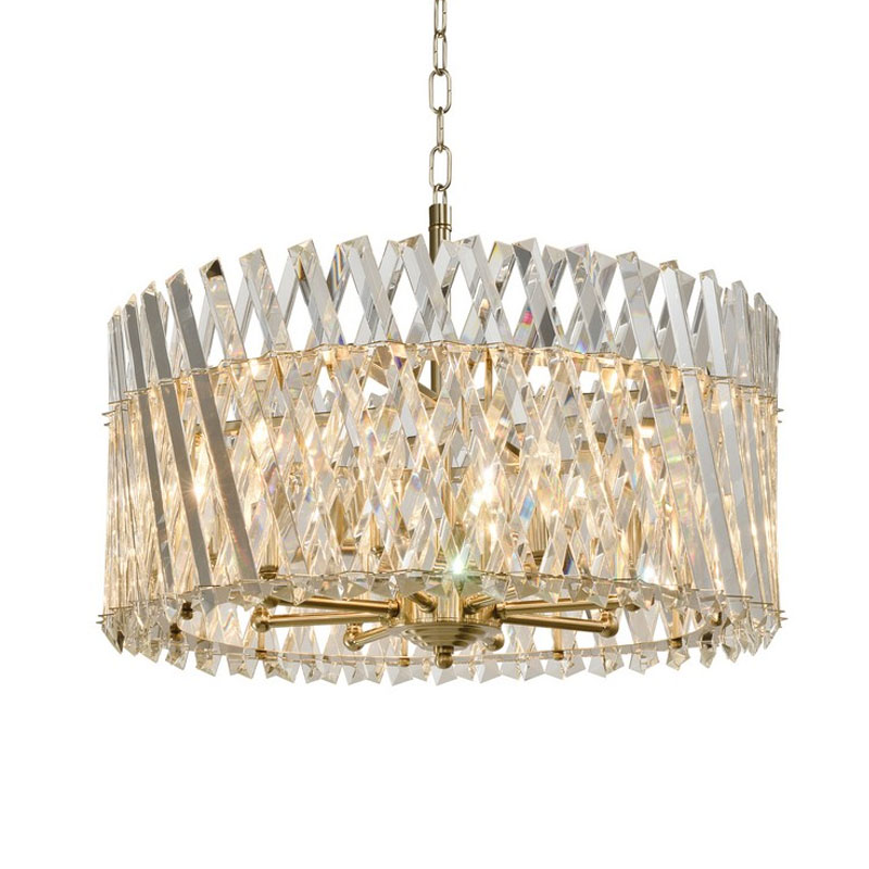 Люстра Durable Crystal Gold с Хрусталем Золотой Люстра Durable Crystal Gold с Хрусталем Золотой в Твери | Loft Concept