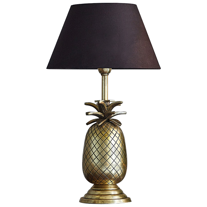 Настольная лампа Pineapple Lampshade Table Lamp Черный Латунь Настольная лампа Pineapple Lampshade Table Lamp Черный Латунь в Твери | Loft Concept