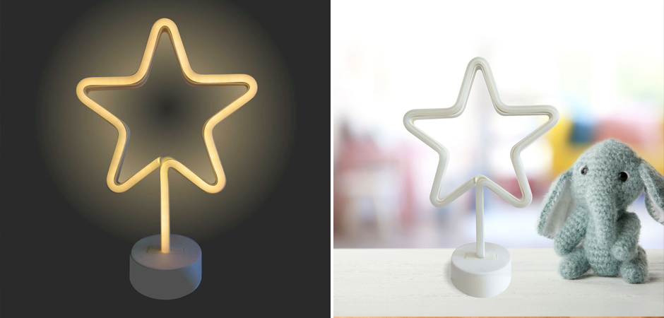 Неоновая настольная лампа Night Star - Loft-Concept в Твери