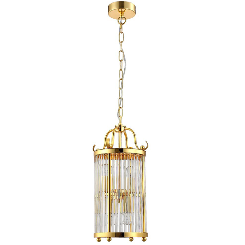 Подвесной светильник Gorden Gold Hanging Lamp Золотой Прозрачное Стекло Подвесной светильник Gorden Gold Hanging Lamp Золотой Прозрачное Стекло в Твери | Loft Concept