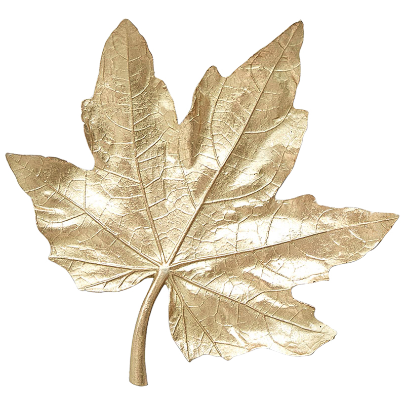 Аксессуар на стену Кленовый Лист Maple Leaf Золотой Аксессуар на стену Кленовый Лист Maple Leaf Золотой в Твери | Loft Concept