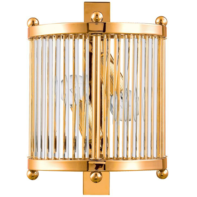 Бра Gorden Gold Sconce Золотой Прозрачное Стекло в Твери | Loft Concept 