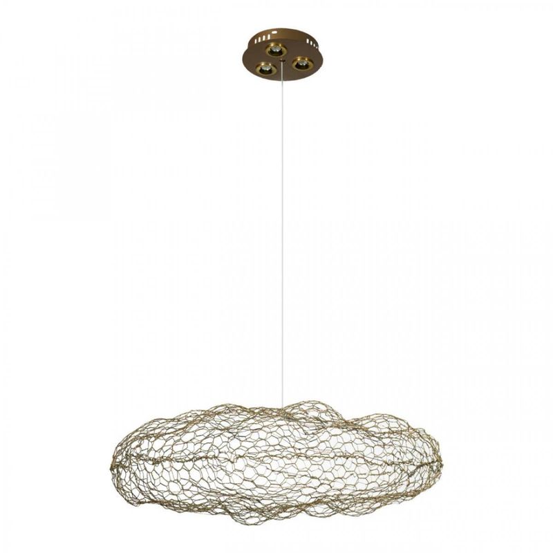 Светодиодная Люстра Золотая Сеть LED Cloud Gold Золотой Светодиодная Люстра Золотая Сеть LED Cloud Gold Золотой в Твери | Loft Concept