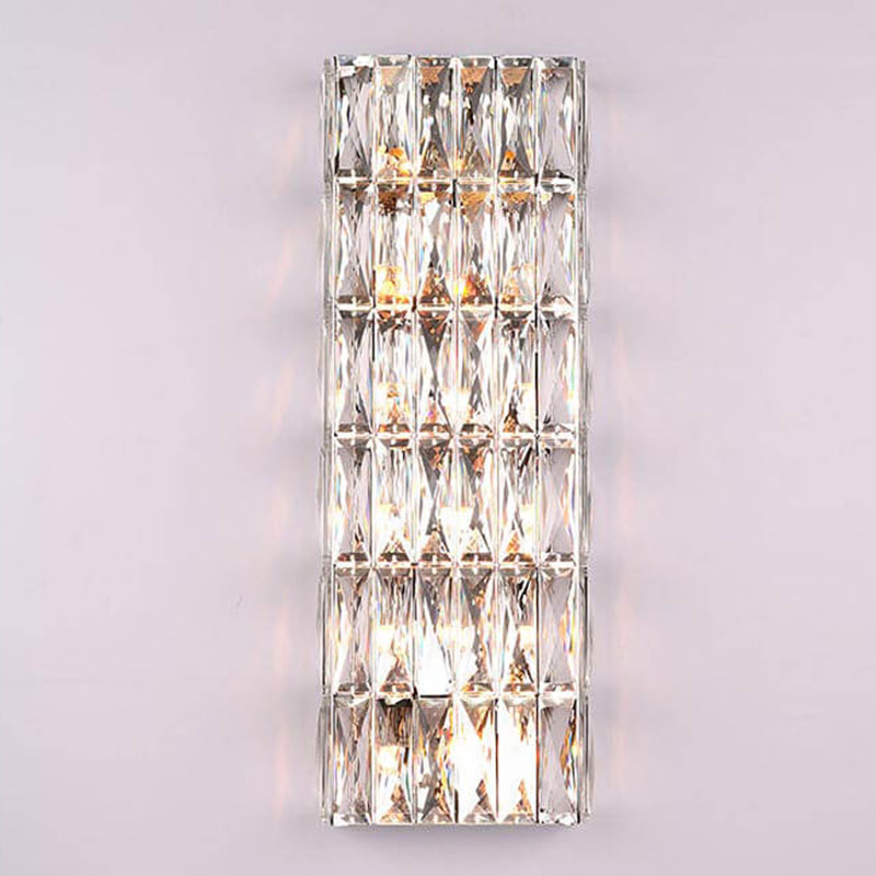 Бра Crystal Regena Chrome Wall Lamp 12 Хром Прозрачный (Transparent) Бра Crystal Regena Chrome Wall Lamp 12 Хром Прозрачный (Transparent) в Твери | Loft Concept