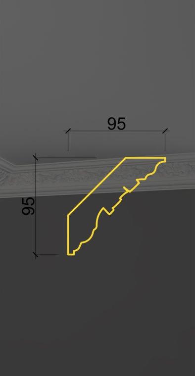 Карниз с орнаментом KO-17 в Твери