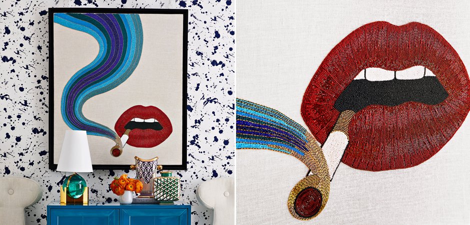 Smolder Beaded Wall Art панно из бисера Smolder Beaded Wall Art панно из бисера - Loft-Concept в Твери