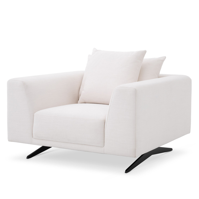 Кресло Eichholtz Chair Endless white Белый Темная бронза Кресло Eichholtz Chair Endless white Белый Темная бронза в Твери | Loft Concept