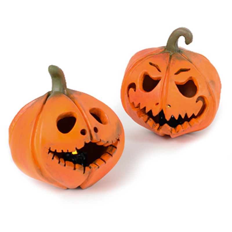 Аксессуар для Хэллоуина Two Pumpkins set 1 Оранжевый Зеленый Аксессуар для Хэллоуина Two Pumpkins set 1 Оранжевый Зеленый в Твери | Loft Concept