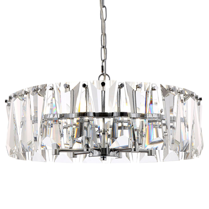 Люстра Ruby Crystal Chandelier Chrome 53 Хром Прозрачное Стекло в Твери | Loft Concept 