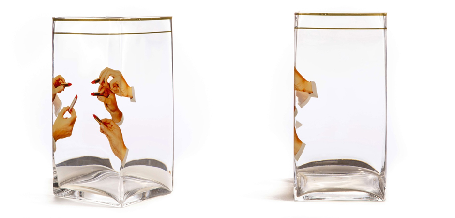 Ваза Glass vase big Lipstick Ваза Glass vase big Lipstick - Loft-Concept в Твери