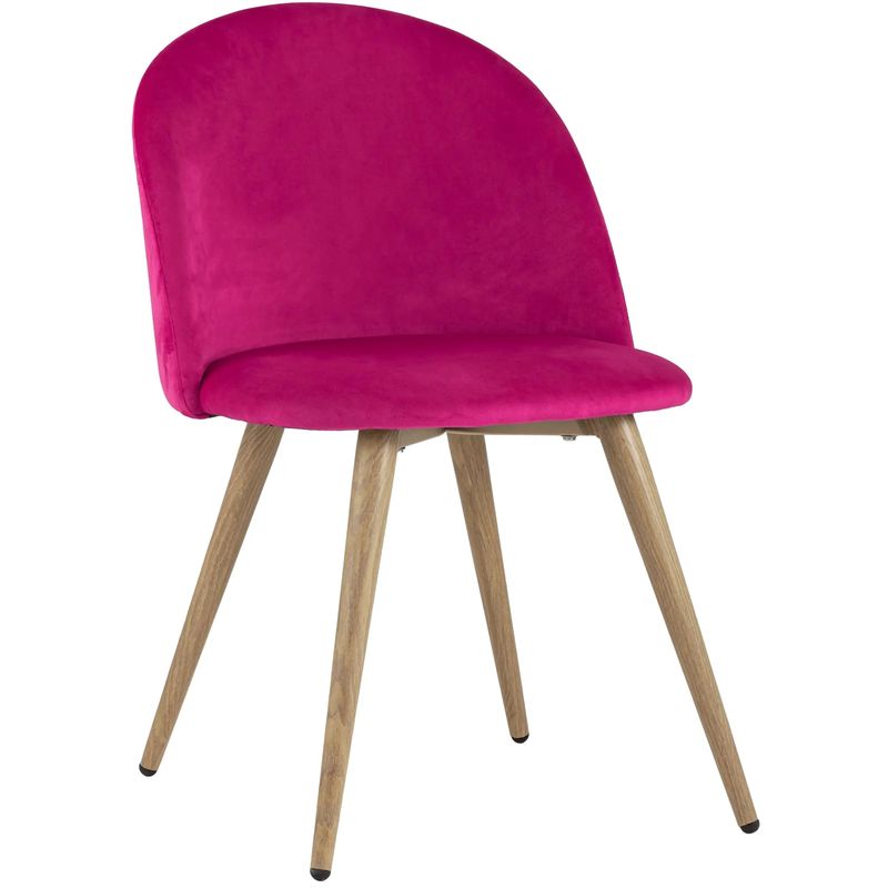 Стул Miruna Chair II Велюр Фуксия Фуксия Древесина Стул Miruna Chair II Велюр Фуксия Фуксия Древесина в Твери | Loft Concept