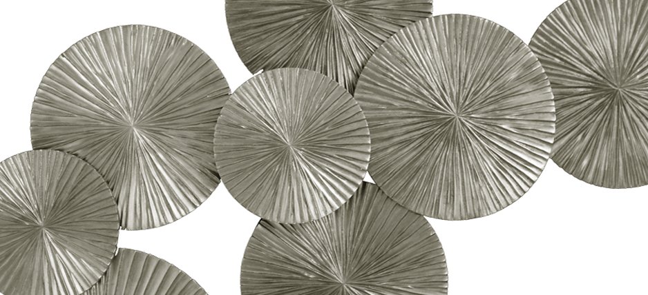 Арт-объект Apollo Silver Wall Plaque Disc Арт-объект Apollo Silver Wall Plaque Disc - Loft-Concept в Твери
