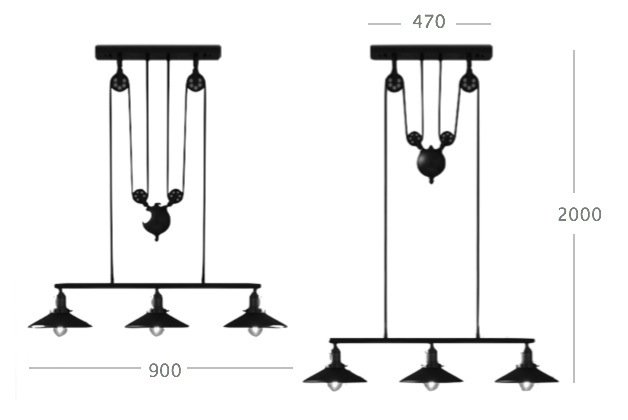 Люстра Loft Cone Pendant Balance Line 3 Люстра Loft Cone Pendant Balance Line 3 в Твери